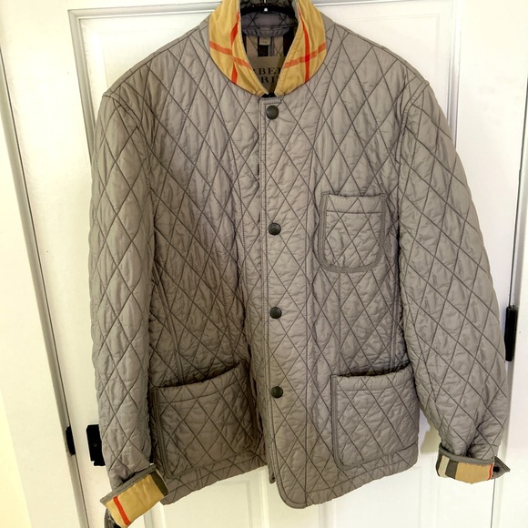 Burberry Other - Burberry Quilted Men's Jacket in Herons (size XL)
